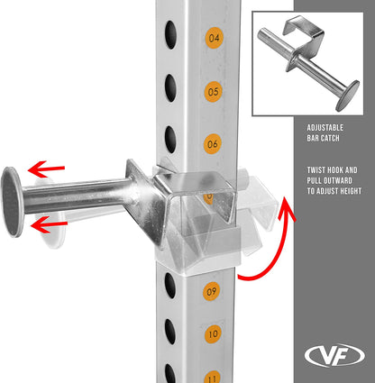 Ultimate BD-11 Heavy Duty Power Rack with Multi-Grip Pull-Up Bar and Complete Home Gym Bundle Options for Serious Strength Training