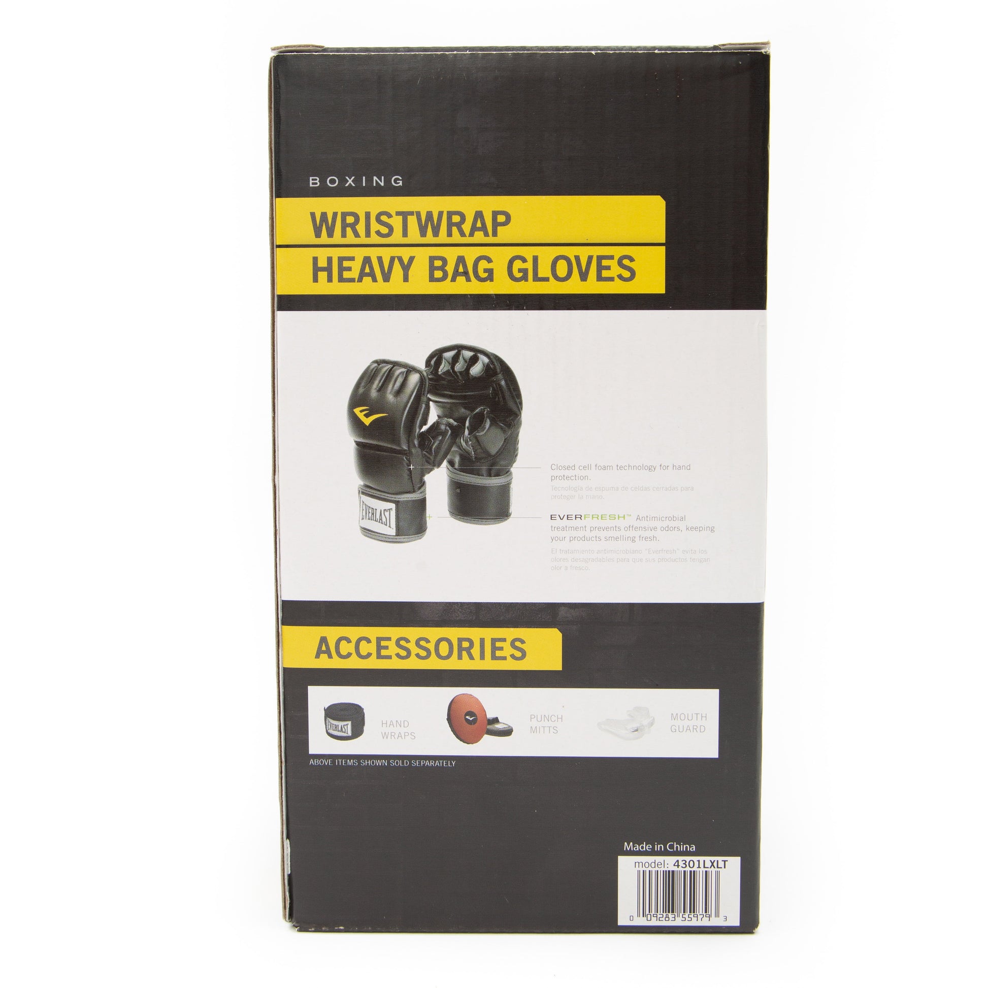 Elevate Your Training with Everlast Wrist Wrap Heavy Bag Gloves – S/M, Black for Ultimate Mitt, Reflex & Bag Work