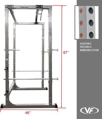 Ultimate BD-11 Heavy Duty Power Rack with Multi-Grip Pull-Up Bar and Complete Home Gym Bundle Options for Serious Strength Training