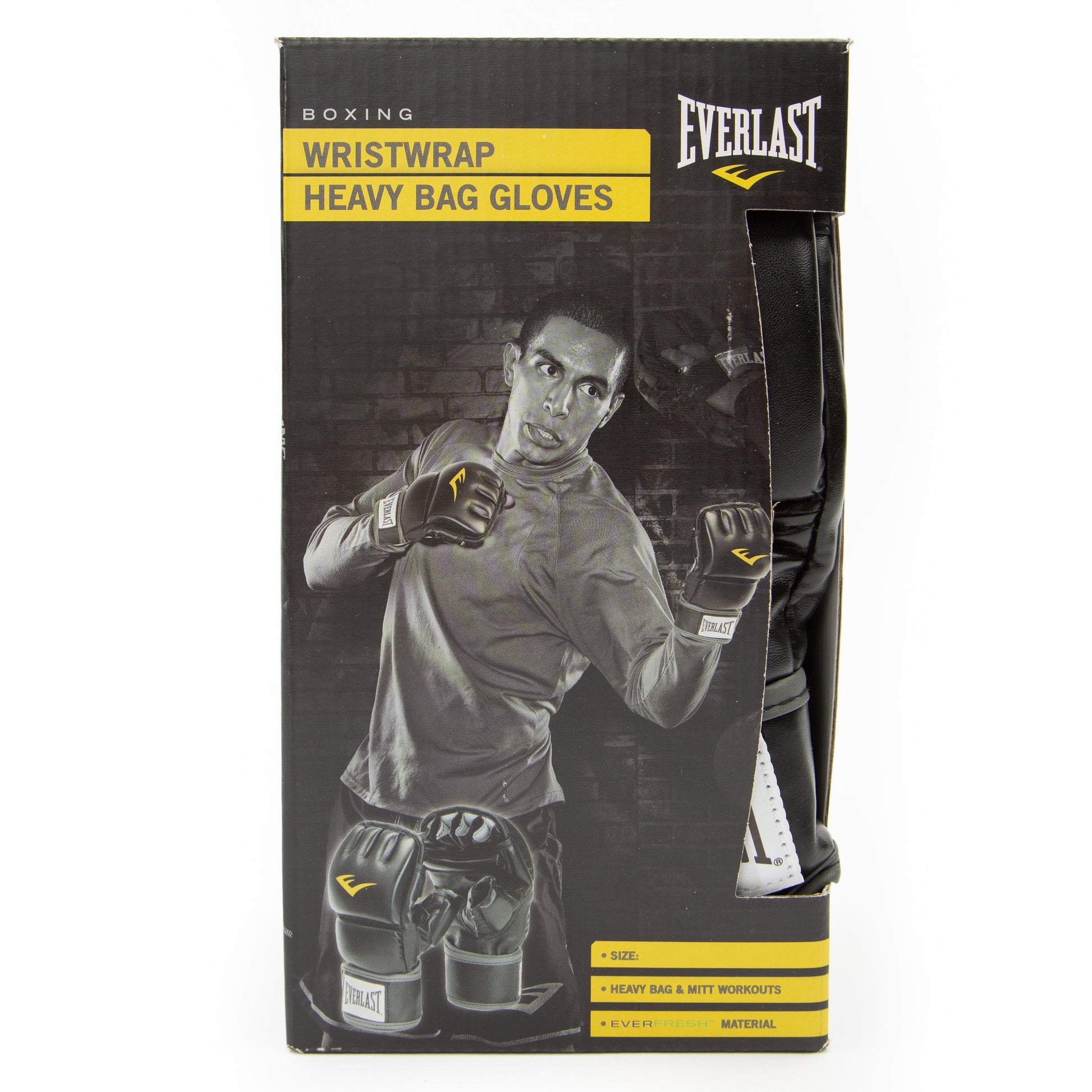 Elevate Your Training with Everlast Wrist Wrap Heavy Bag Gloves – S/M, Black for Ultimate Mitt, Reflex & Bag Work